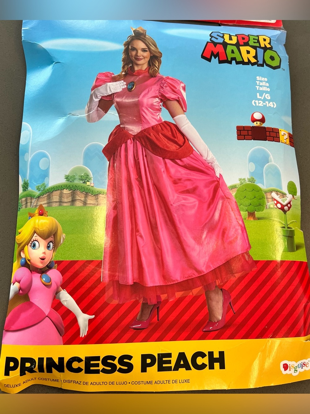 Disguise Princess Peach Pink and Red Costume